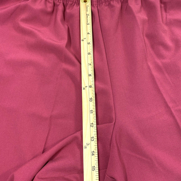 Blair Pants Womens Size 24W Cranberry Red‎ Slacks Polyester Blend Pockets - Picture 8 of 10